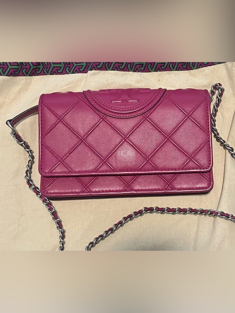 Tory Burch Fleming Crossbody Chain Shoulder Bag